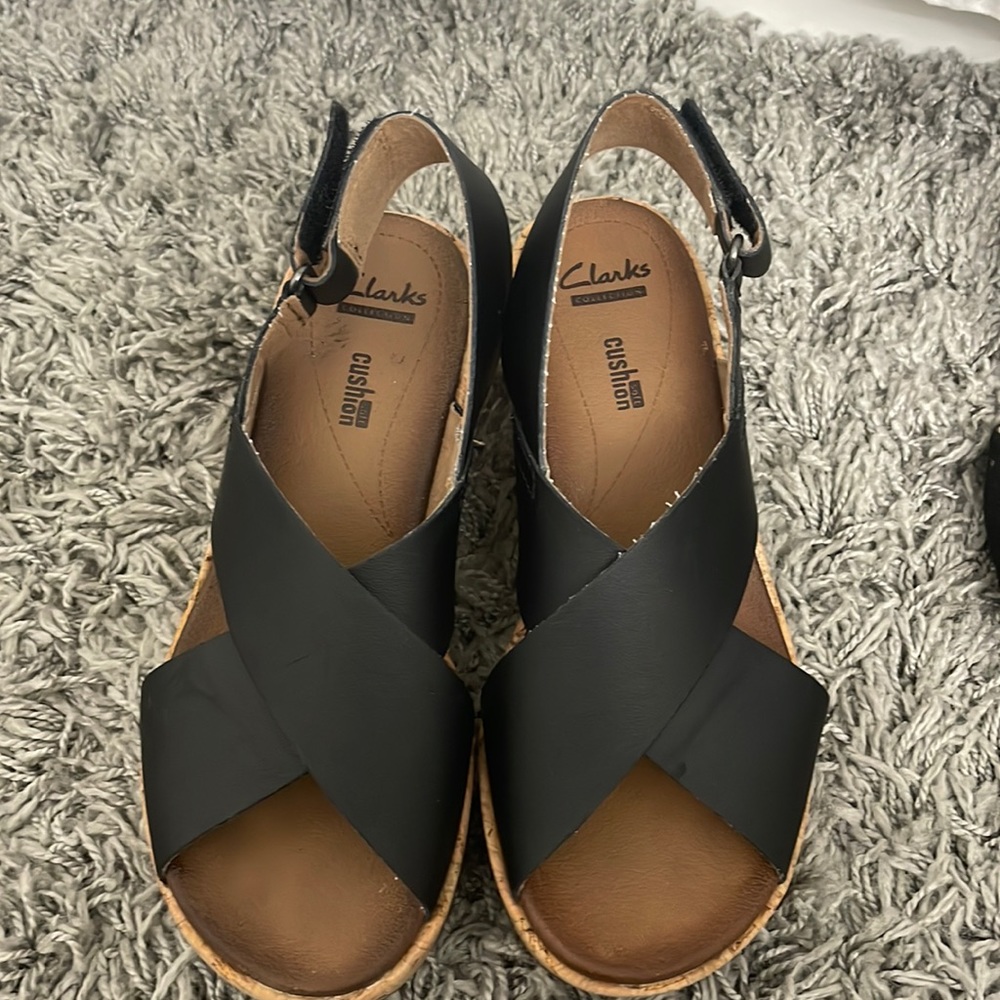 Clarks, 5.5, Black